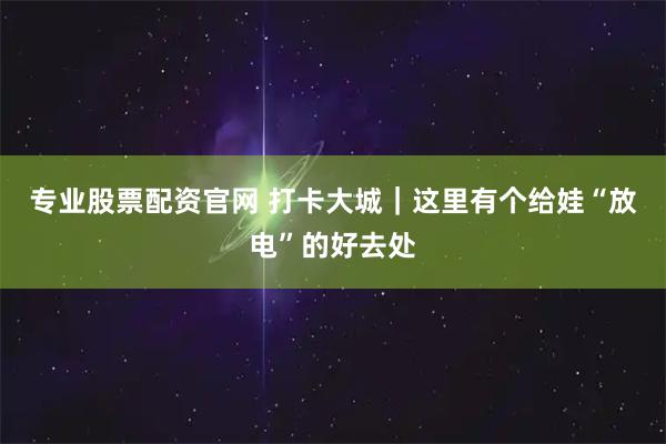 专业股票配资官网 打卡大城｜这里有个给娃“放电”的好去处